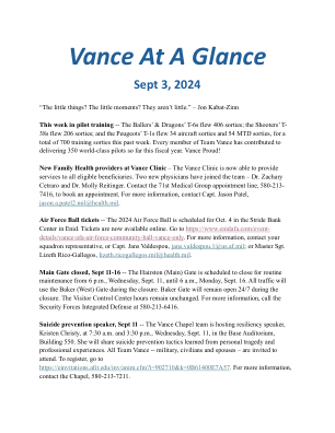 2024 年 9 月 3 日 - Vance 概览 - AF.mil
